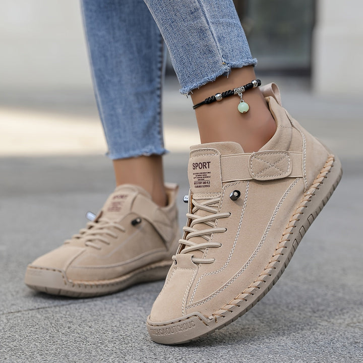 Isla | Women's Orthopedic Lace-Up Velcro Low-Top Trainers