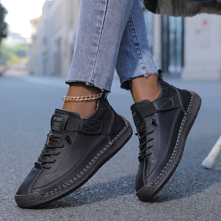 Isla | Women's Orthopedic Lace-Up Velcro Low-Top Trainers