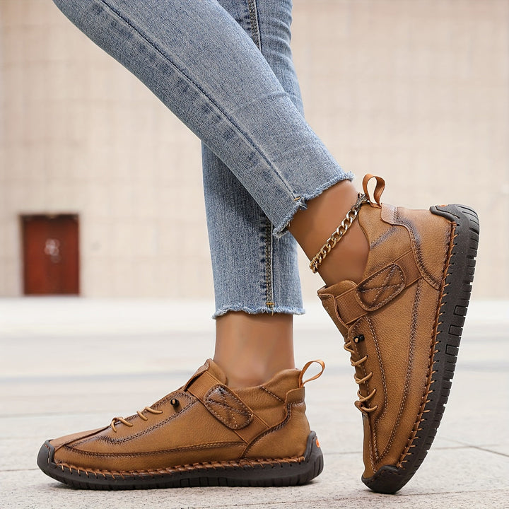 Isla | Women's Orthopedic Lace-Up Velcro Low-Top Trainers