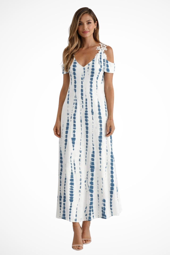 Lysandra | Women's Floral Summer Maxi Sleeveless Dress V-Neck