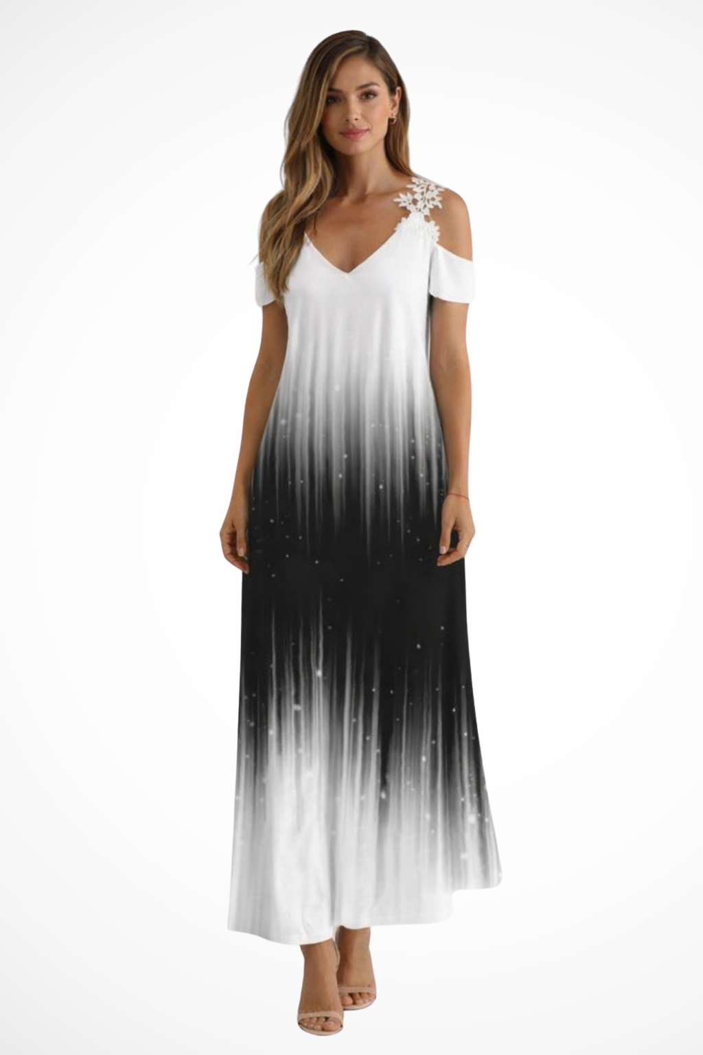 Lysandra | Women's Floral Summer Maxi Sleeveless Dress V-Neck