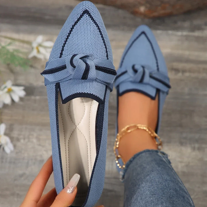 Margot | Women's Orthopedic Pointed Toe Knot Slip-On Loafers