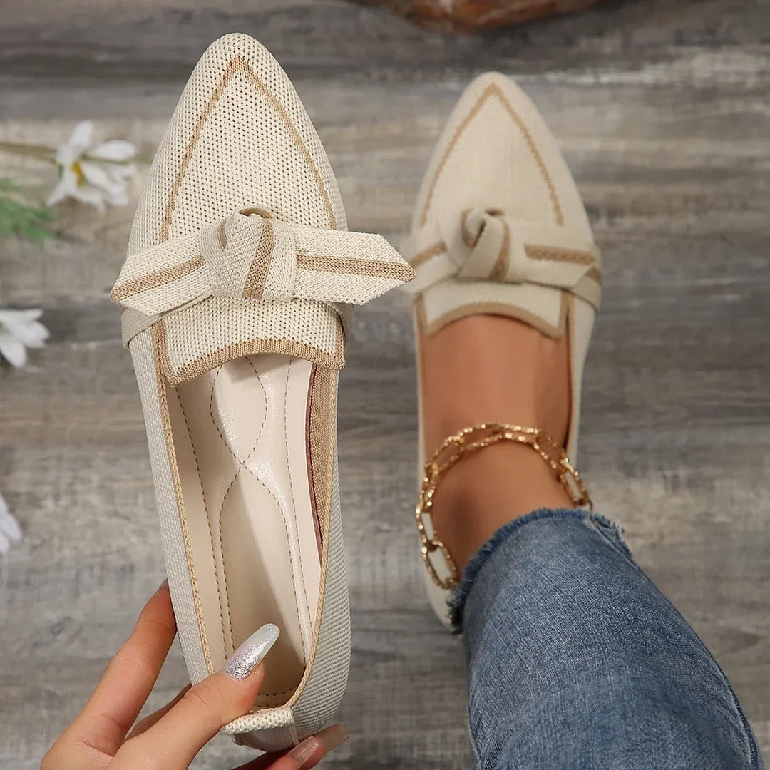 Margot | Women's Orthopedic Pointed Toe Knot Slip-On Loafers