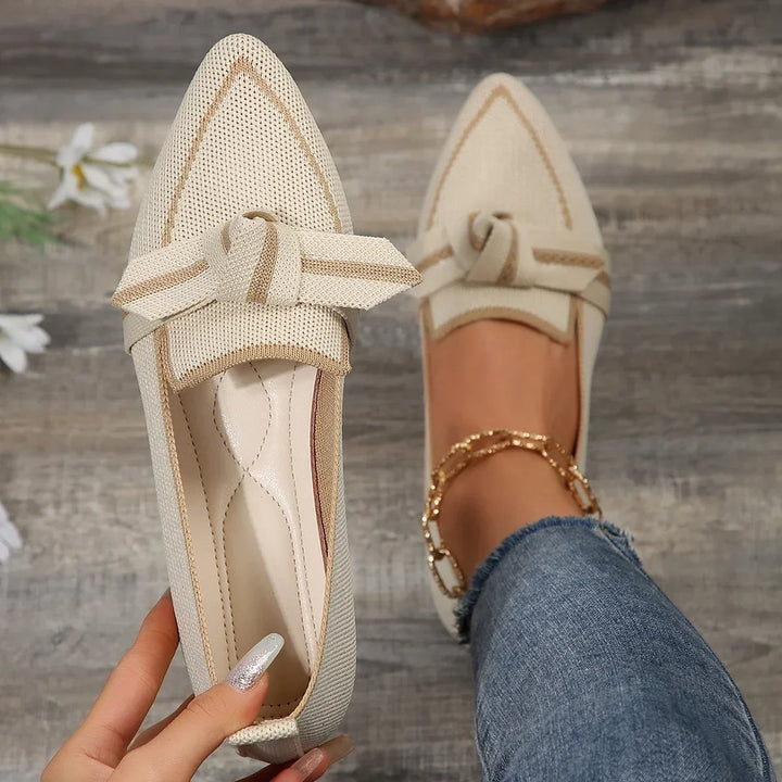 Margot | Women's Orthopedic Pointed Toe Knot Slip-On Loafers