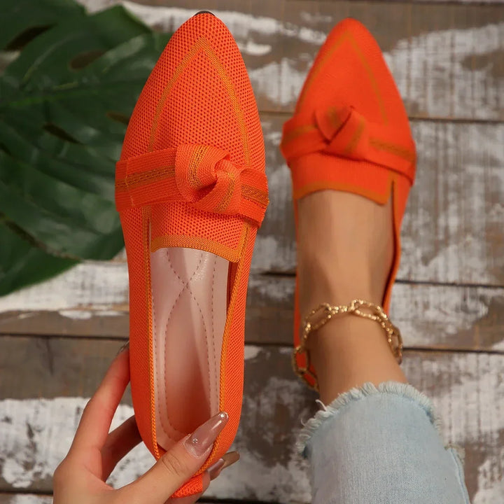 Margot | Women's Orthopedic Pointed Toe Knot Slip-On Loafers
