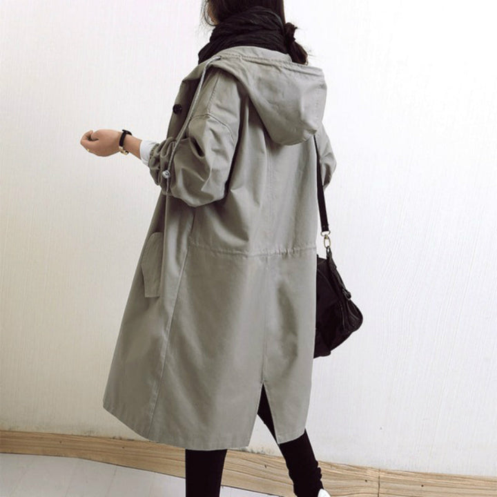 Margot | Women's Hooded Button-Front Trench Coat