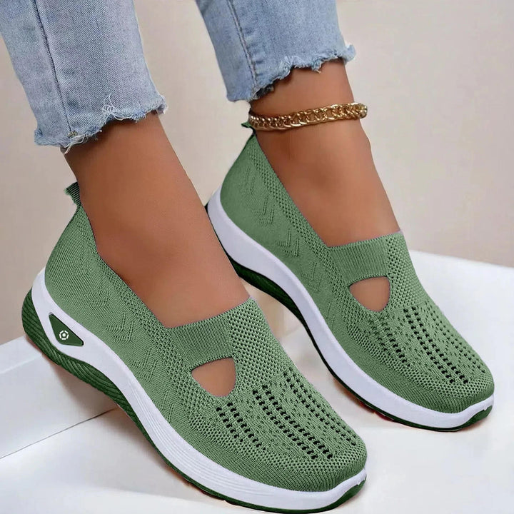 Marigold | Women's Orthopedic Platform Cutout Trainers