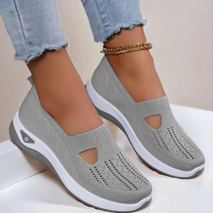 Marigold | Women's Orthopedic Platform Cutout Trainers