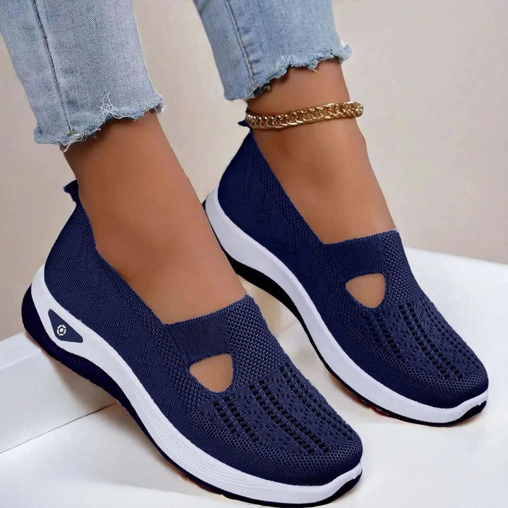 Marigold | Women's Orthopedic Platform Cutout Trainers