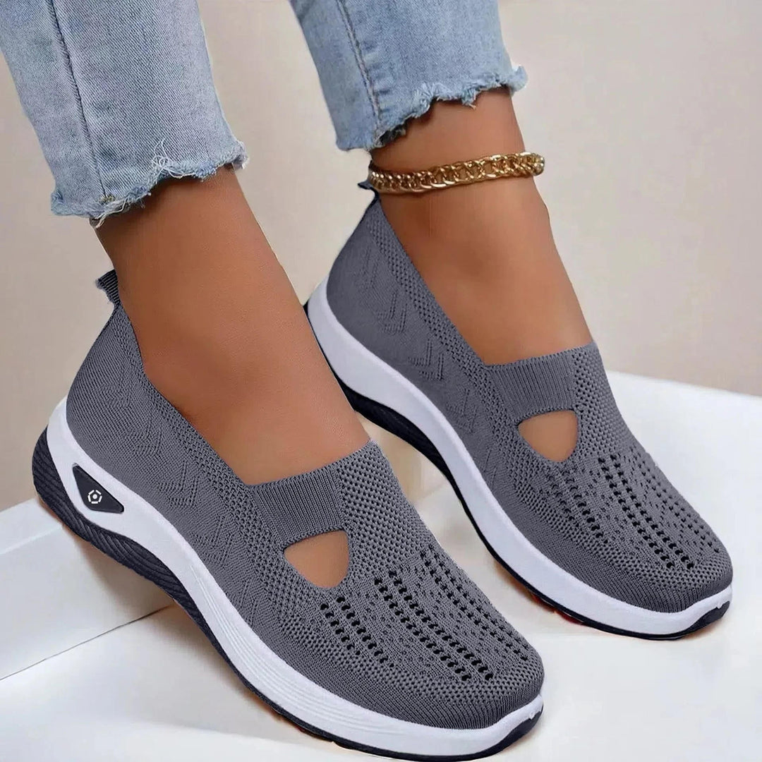 Marigold | Women's Orthopedic Platform Cutout Trainers