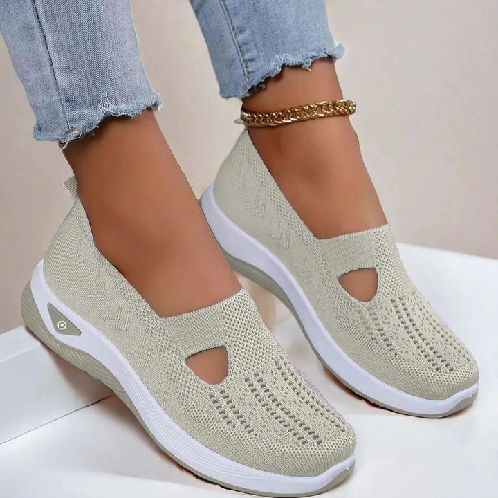 Marigold | Women's Orthopedic Platform Cutout Trainers