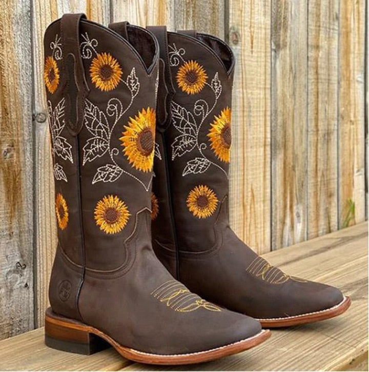 Meadow | Women's Orthopedic Floral Mid-Calf Boots