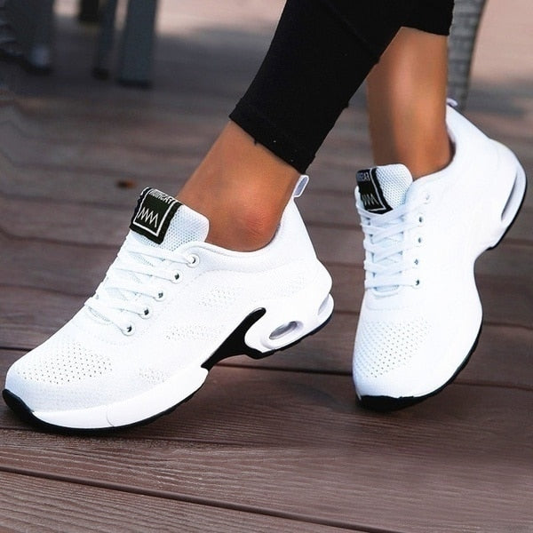 Millie | Women's Orthopedic Cushioned Lace-Up Trainers