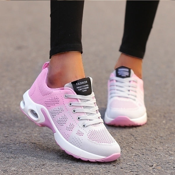 Millie | Women's Orthopedic Cushioned Lace-Up Trainers
