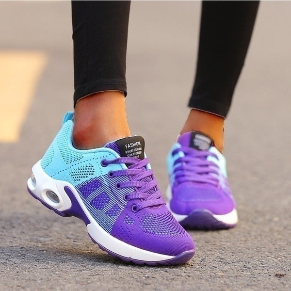 Millie | Women's Orthopedic Cushioned Lace-Up Trainers