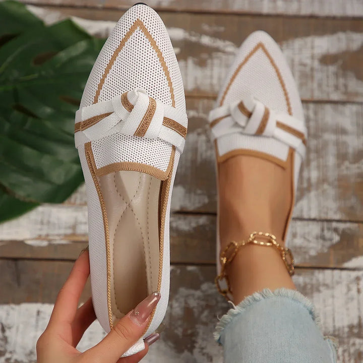 Margot | Women's Orthopedic Pointed Toe Knot Slip-On Loafers