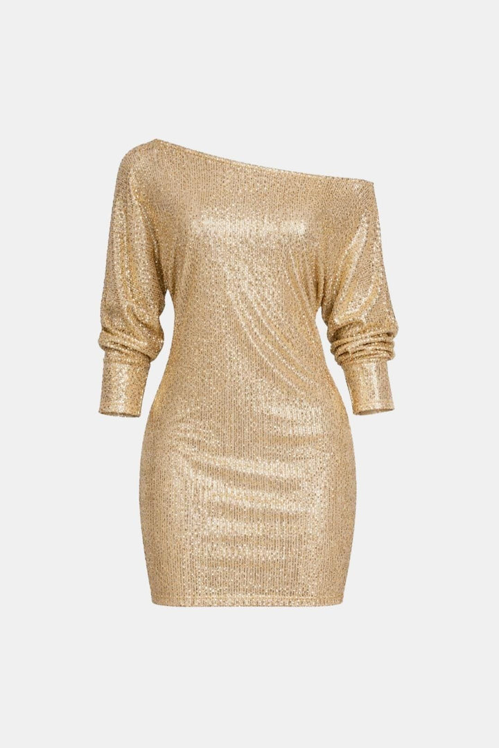 Seraphina | Women's Sequin Off Shoulder Cocktail Mini Dress Party