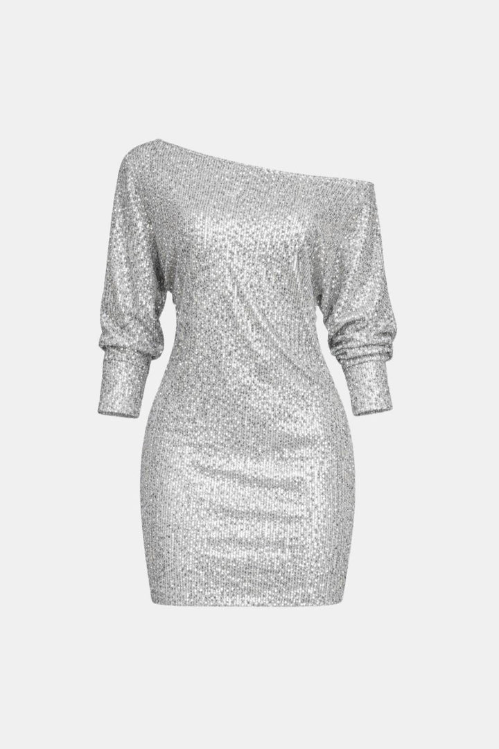 Seraphina | Women's Sequin Off Shoulder Cocktail Mini Dress Party