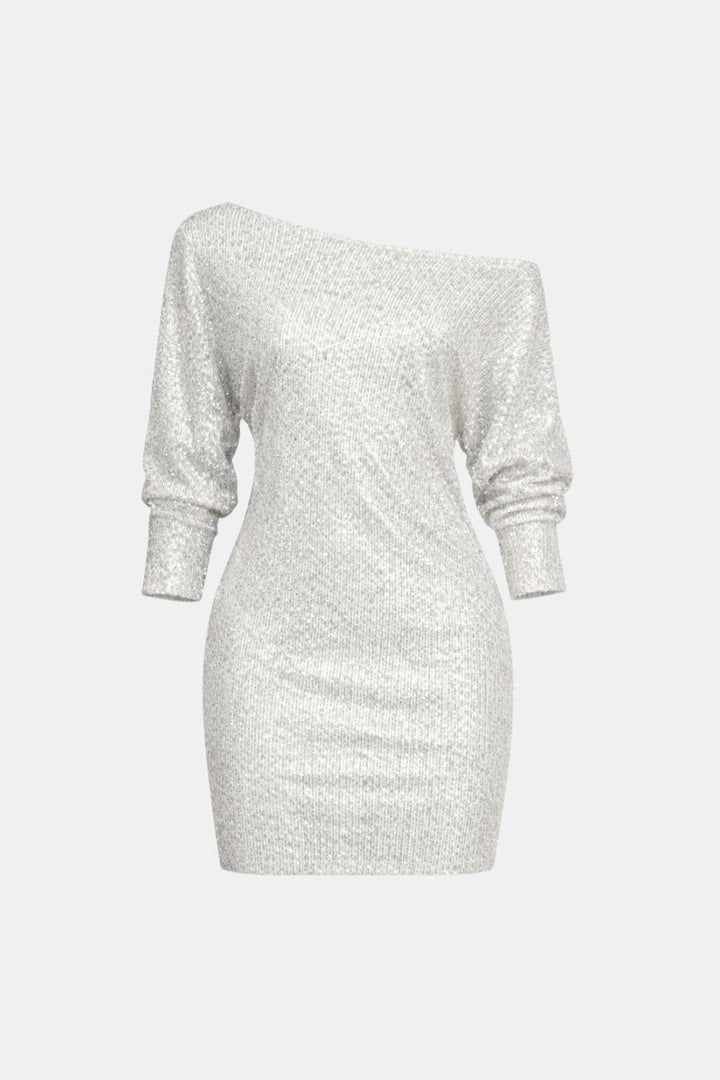 Seraphina | Women's Sequin Off Shoulder Cocktail Mini Dress Party