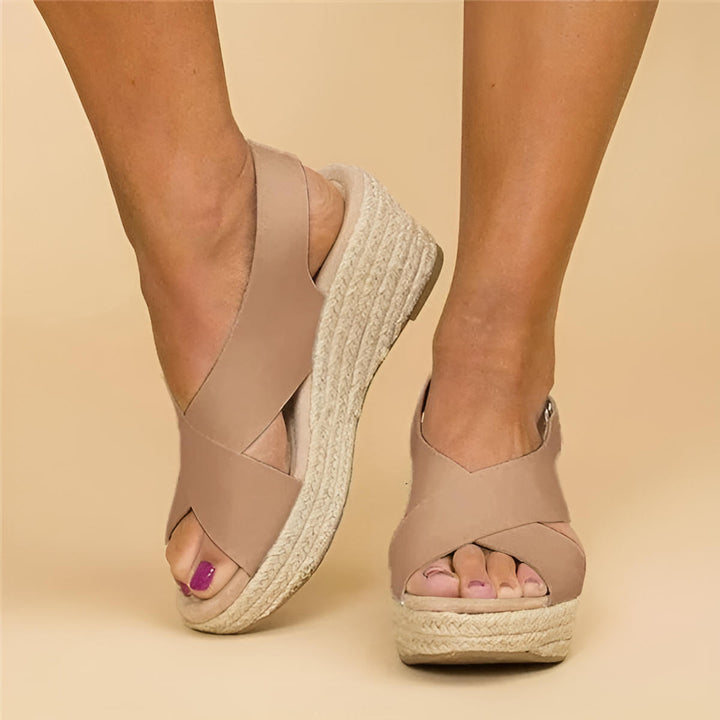 Thea | Women's Orthopedic Espadrille Wedge Sandals