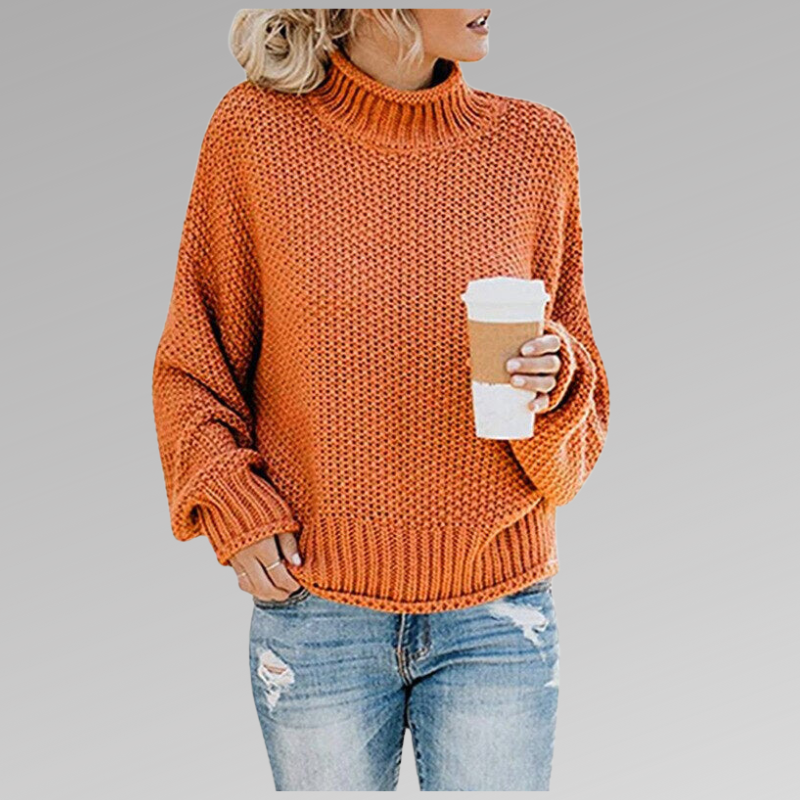 Wren | Women's Chunky Turtleneck Long Sleeve Jumper