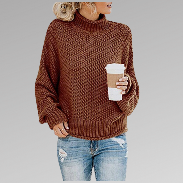 Wren | Women's Chunky Turtleneck Long Sleeve Jumper