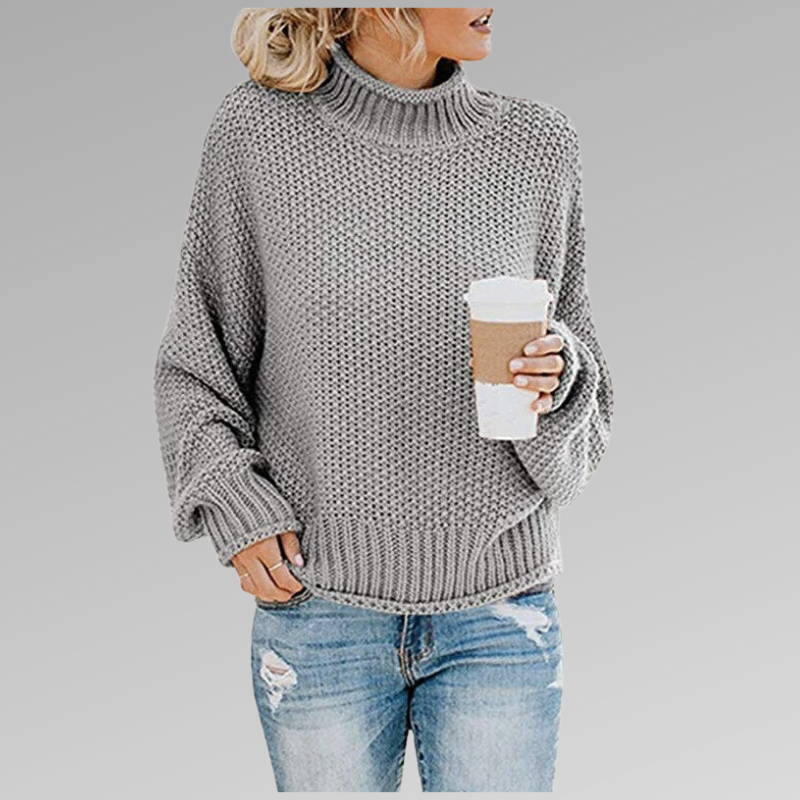 Wren | Women's Chunky Turtleneck Long Sleeve Jumper