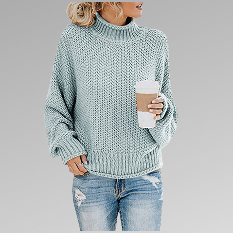 Wren | Women's Chunky Turtleneck Long Sleeve Jumper