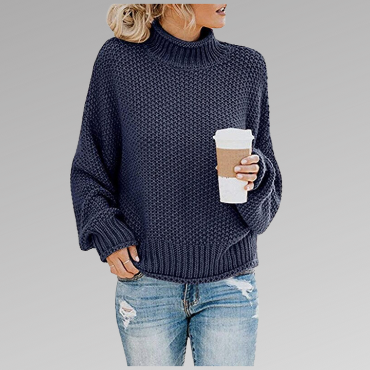 Wren | Women's Chunky Turtleneck Long Sleeve Jumper