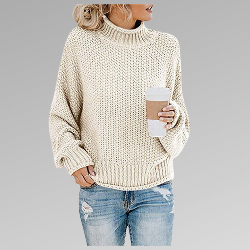 Wren | Women's Chunky Turtleneck Long Sleeve Jumper